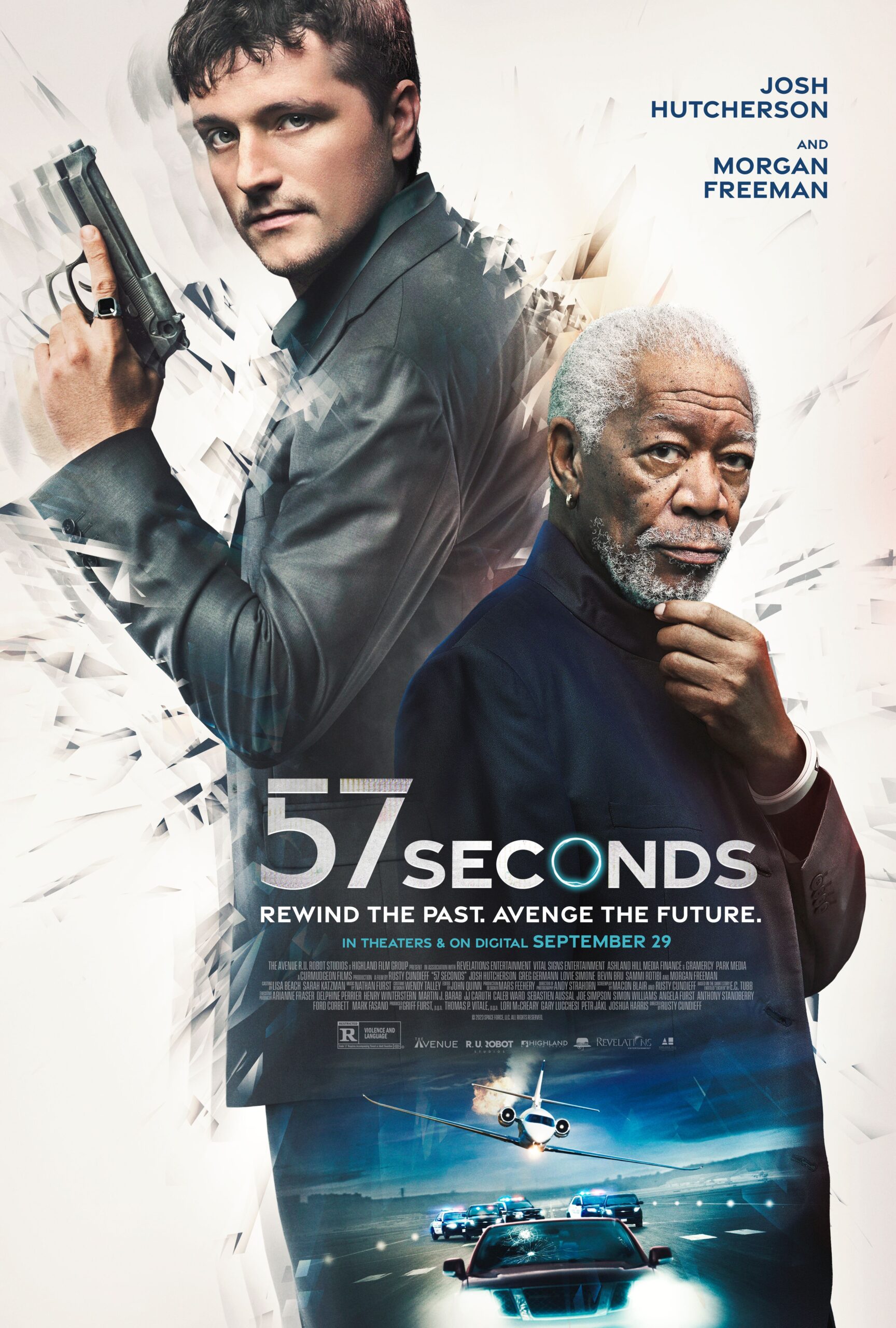 ’57 Seconds’ Trailer: Josh Hutcherson And Morgan Freeman Lead Sci-Fi Thriller From ‘Fear Of A Black Hat’ Director
