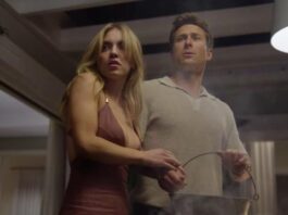 Sydney Sweeney and Glen Powell in ANYONE BUT YOU
