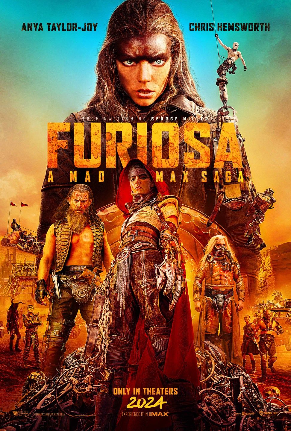 ‘Furiosa: A Mad Max Saga’ Poster Puts Anya Taylor-Joy At The Center Of A Desert Nightmare