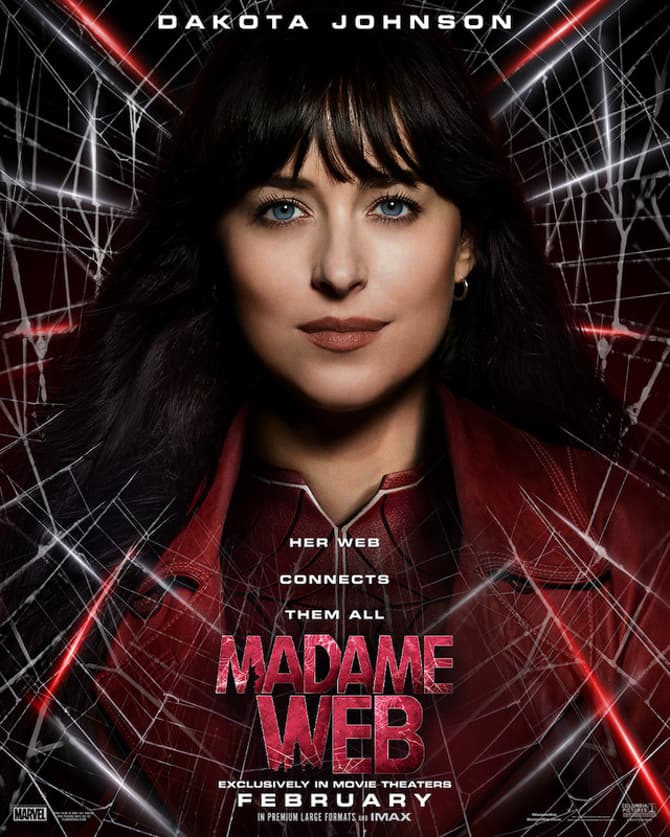 Dakota Johnson teases a Spider-Woman costume in MADAME WEB