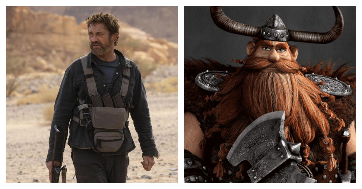 Gerard Butler and Stoick the Vast