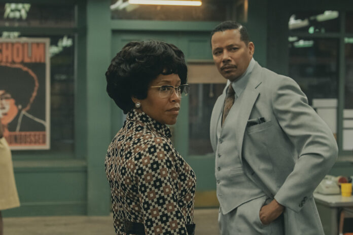 Regina King and Terrence Howard in SHIRLEY