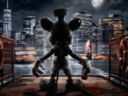 Steamboat Willie-inspired Mickey Mouse horror