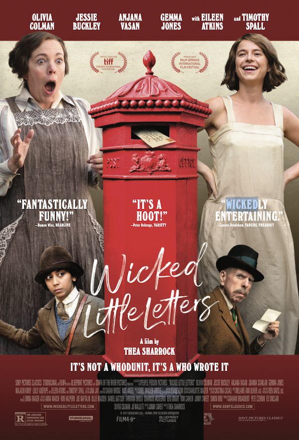 Wicked Little Letters opens on April 5th