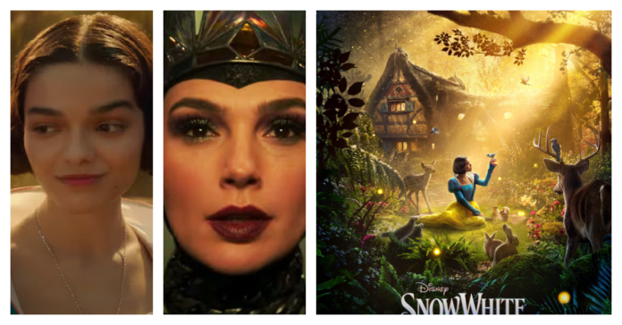 Rachel Zegler and Gal Gadot in Disney's SNOW WHITE