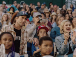 Luke Wilson and Sarah Gadon in YOU GOTTA BELIEVE