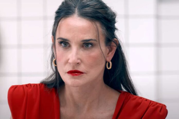 Demi Moore in Coralie Fargeat's THE SUBSTANCE