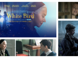 WHITE BIRD is in theaters now.